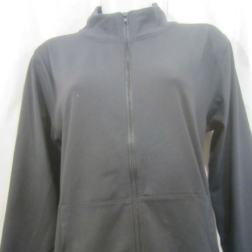 THREADS 4 THOUGHT black full zip jacket WOMEN XL $88